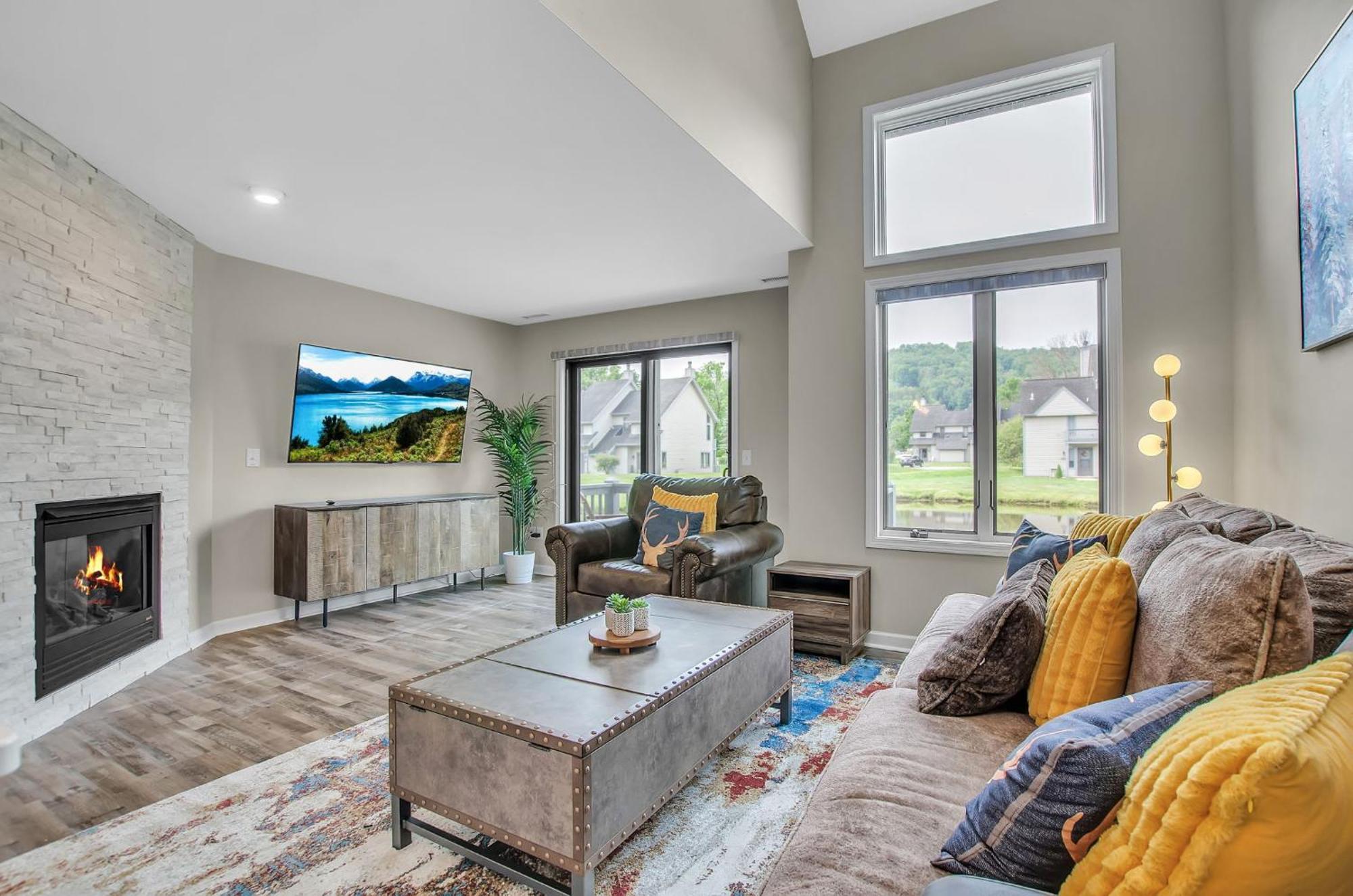 Family Townhouse With Fireplace Ellicottville Exterior foto